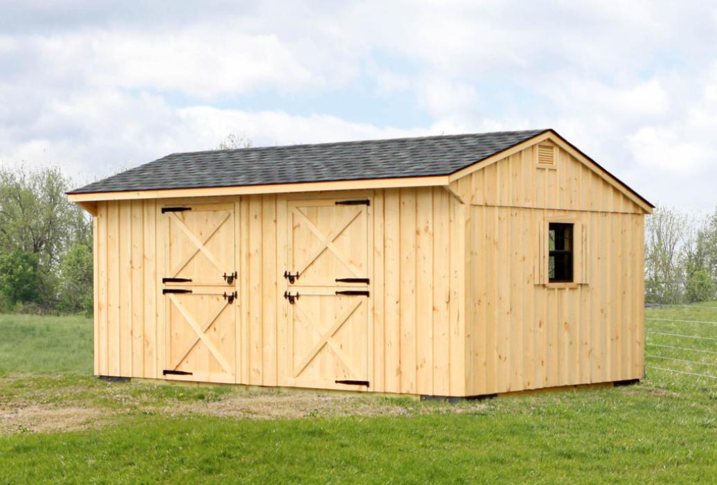 Board and Batten Horse Barn-3 Board and Batten 2 stall 12 x 20 Horse Barn