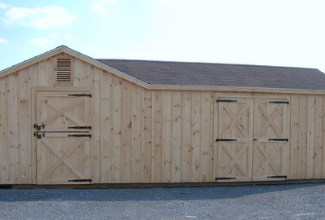 Victorian Stall Barn Board and Batten Victorian Stall Barn