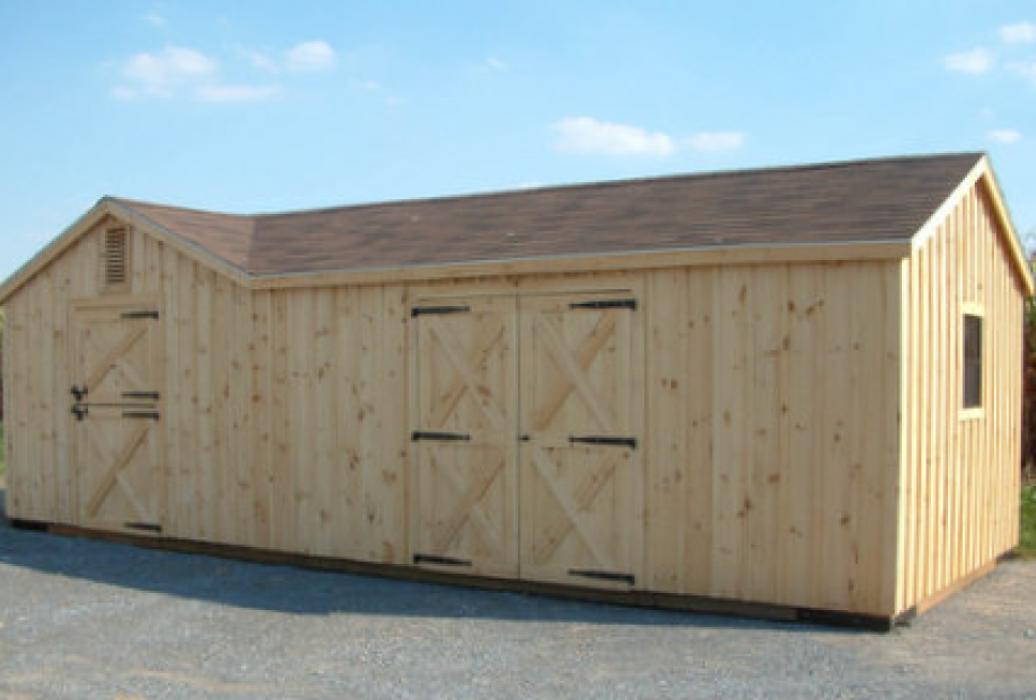 Victorian Stall Barn Board and Batten Victorian Stall Barn