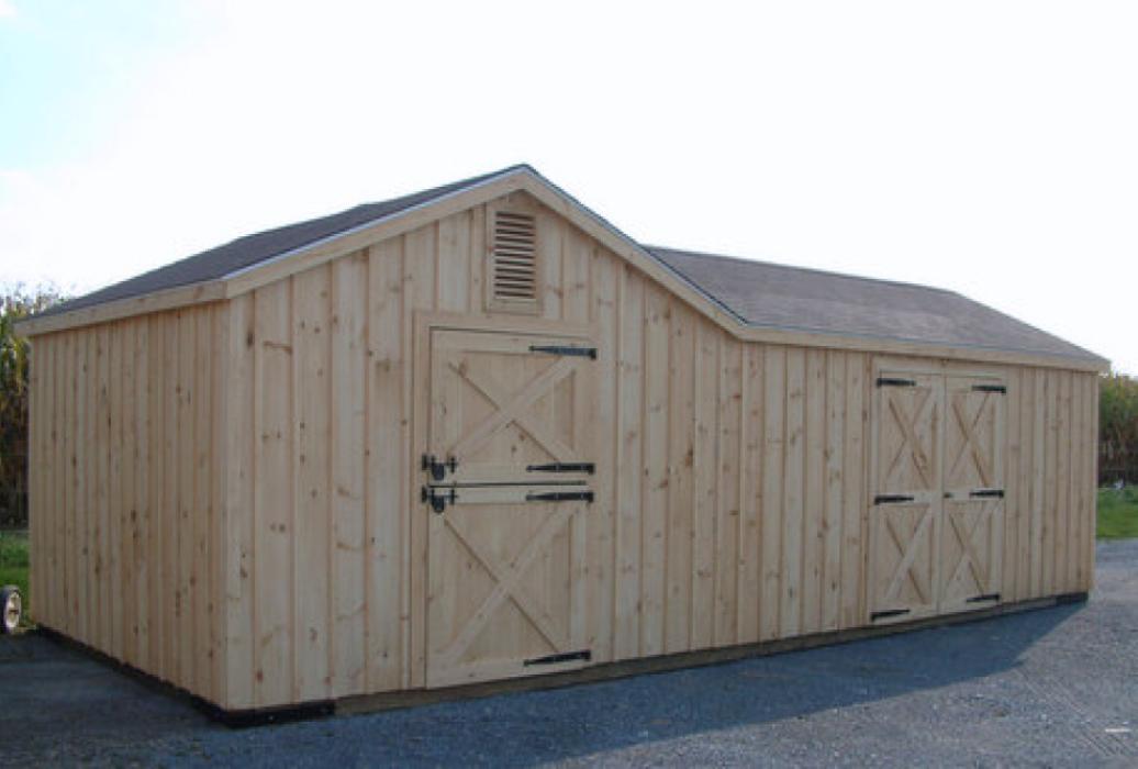 Victorian Stall Barn Board and Batten Victorian Stall Barn