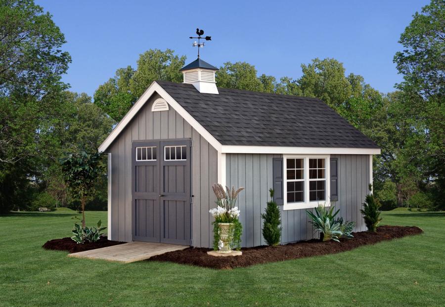 New England 9/12 Classic Shed with Duratemp T1-11 Siding