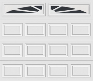 Arch Window Garage Door