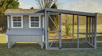 6' x 8' x 6' Chicken Run w/ Roof