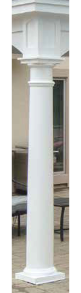 Round Post 10"