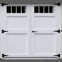 Classic Wood Door with Transom