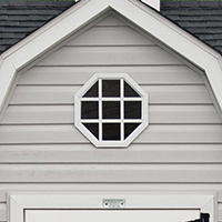 Gable Octagon Windows