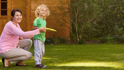 image of people enjoying the backyard