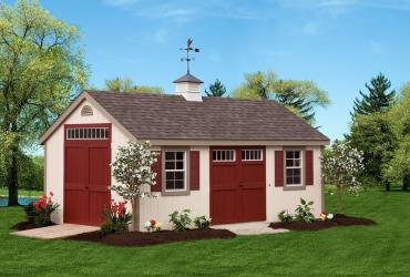 Deluxe Cape Cod Shed