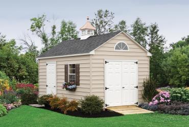 Custom vinyl shed