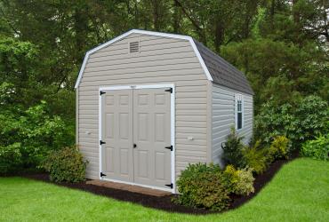 Standard Barn Style Vinyl Sided Shed 