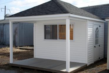 concession stand with porch