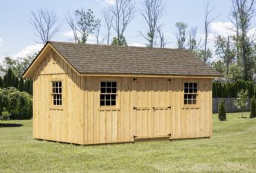 New England Classic Board and Batten Manor Shed