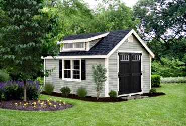 Classic Vinyl Deluxe Cape Cod with shed dormer