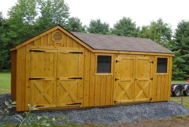 Board and Batten Tractor Hay Barn