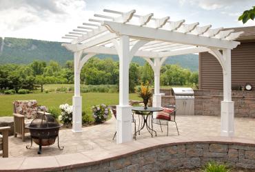 Elegant Vinyl Pergola-4