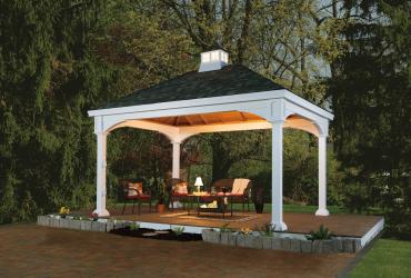 Manor Vinyl Pavilion with Cathedral Roof-4