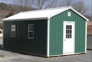 metal aframe shed