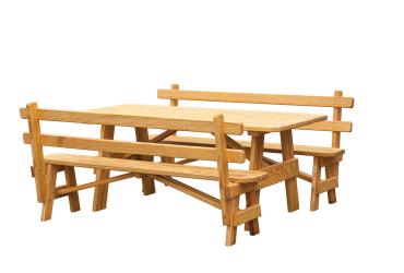 Regular Picnic Table (2 Benches with Backs)