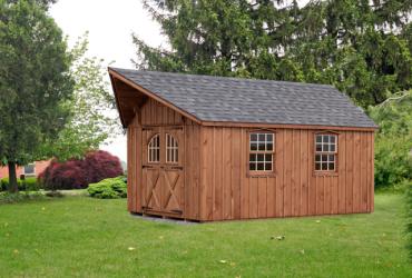 Board and Batten A frame Cape Cod Chalet shed