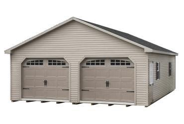 Modular A-Frame Vinyl Double Garage