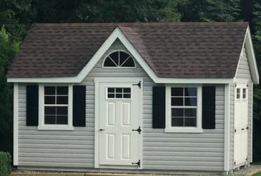 Classic Vinyl Victorian shed with dormer