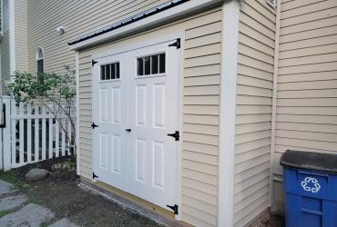 lean to with custom siding to match house