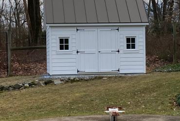 LP lap siding and standing seam metal roof