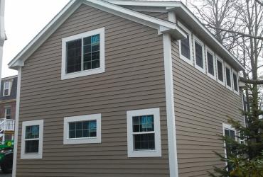 2 story-aframe with shed dormer