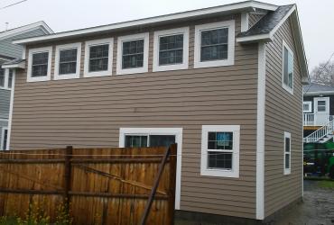 2 story -aframe with shed dormer-rear