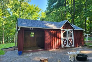 red goat shed