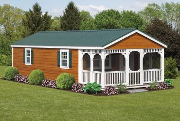 stained LP siding 