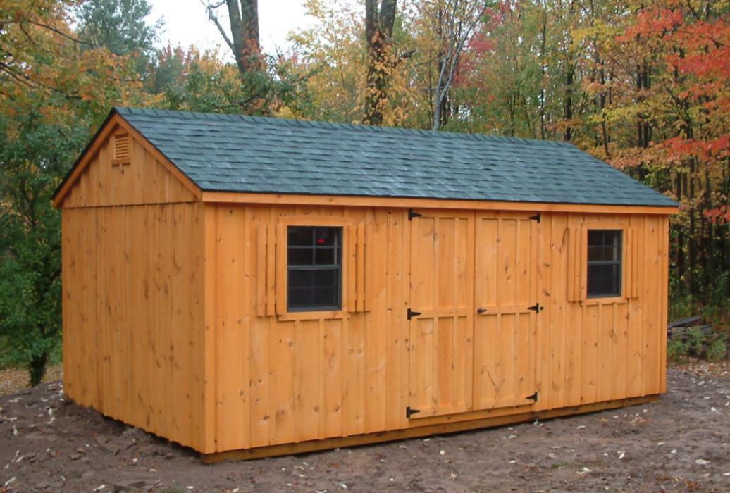Standard Board & Batten: A-Frame Shed | Lancaster County Barns
