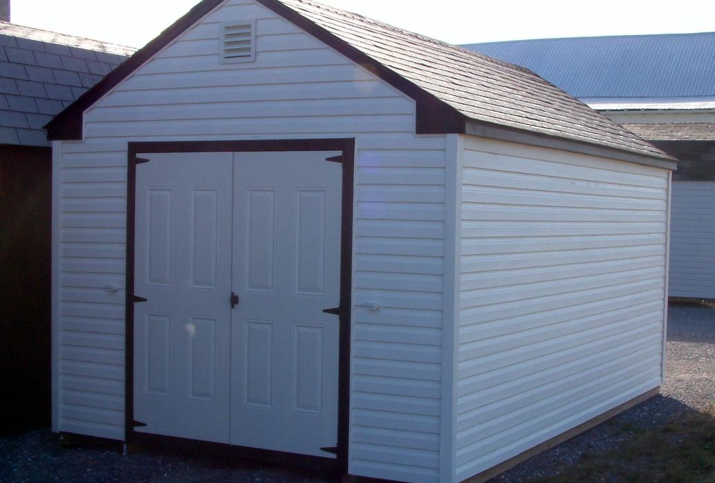 Aframe Vinyl shed