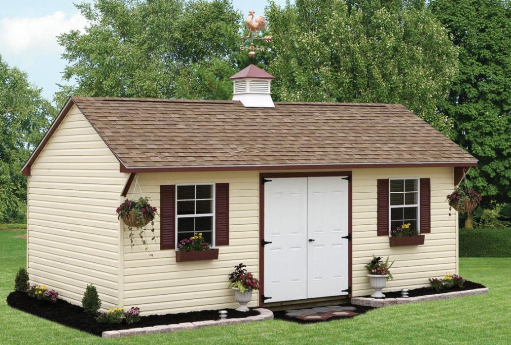 12x20-Vinyl Quaker with Cupola 12x20-Vinyl Quaker shed with Cupola