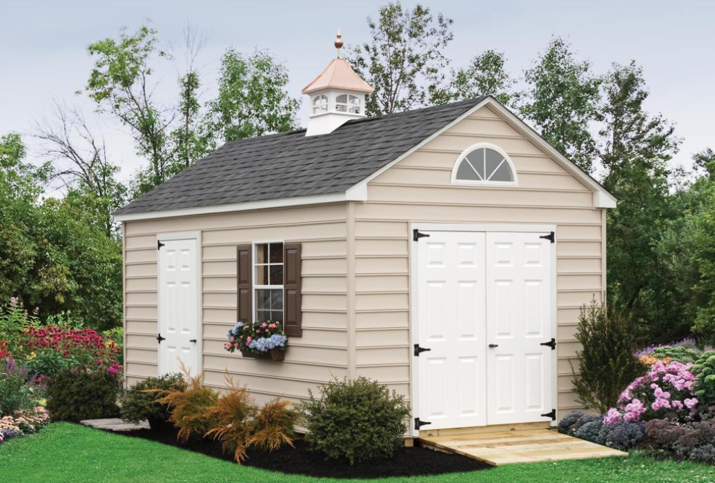 Custom vinyl shed