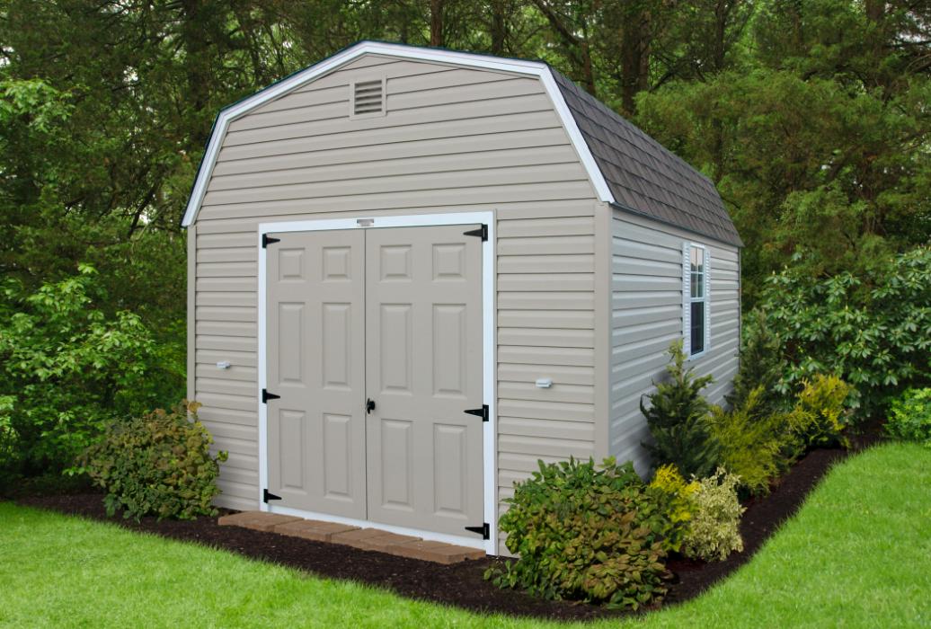 Standard Barn Style Vinyl Sided Shed