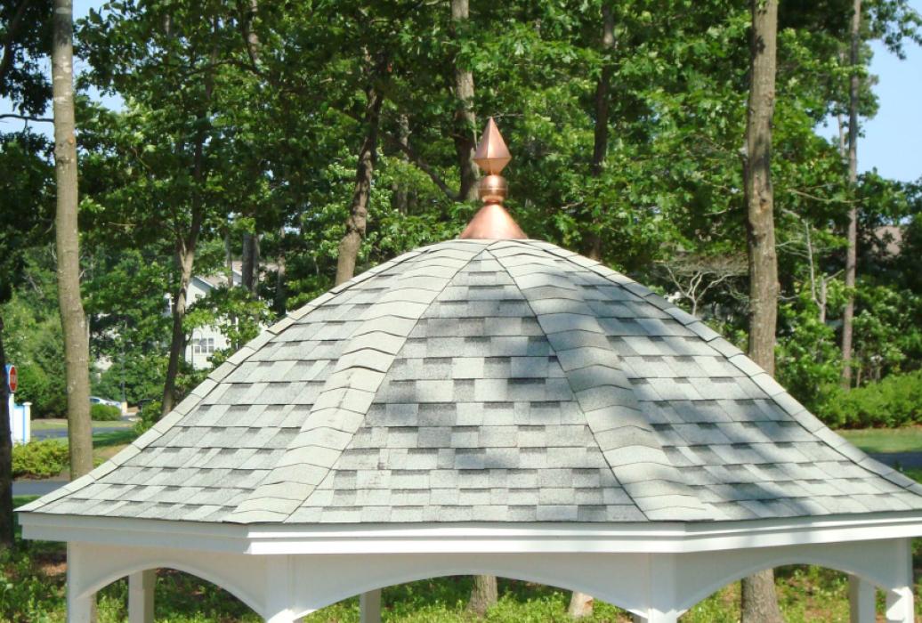 Vinyl Octagon Gazebo Belle roofline 10