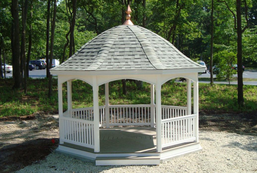 Vinyl Octagon Gazebo Belle roofline 11