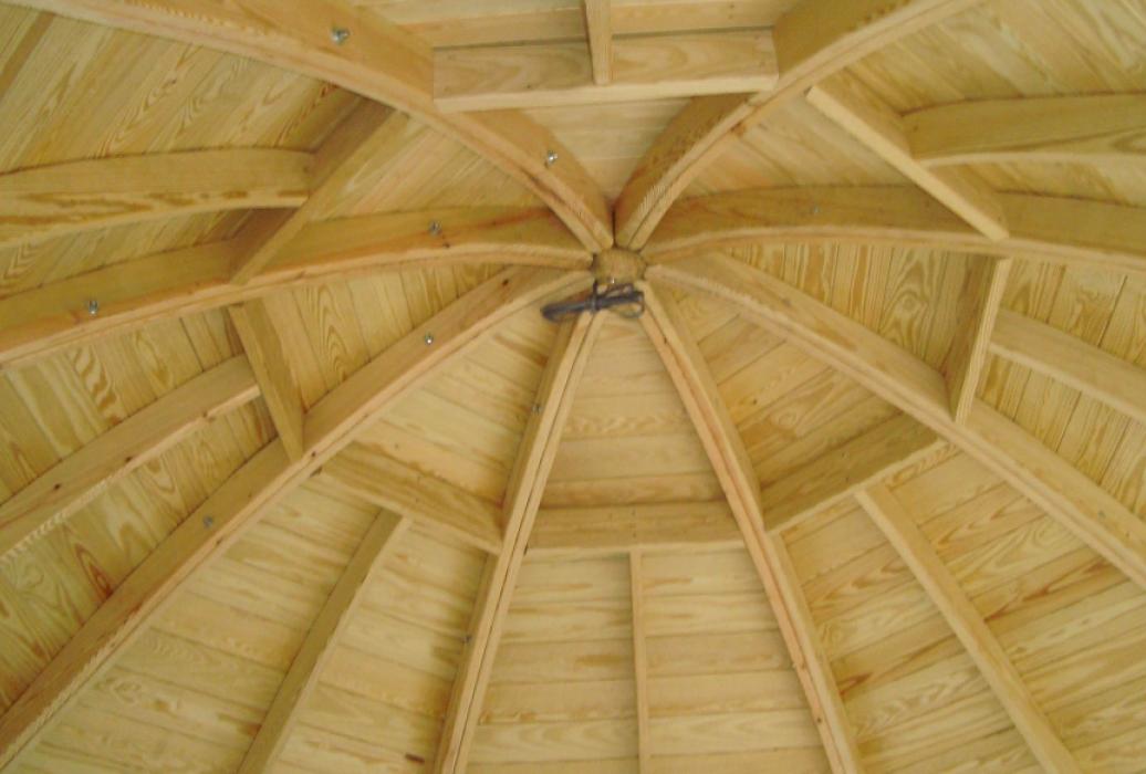 Vinyl Octagon Gazebo Belle roofline 12