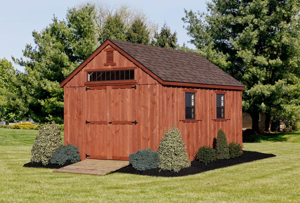 Board & Batten Cape Cod Shed-2 New England Classic Board and Batten Cape Cod Shed