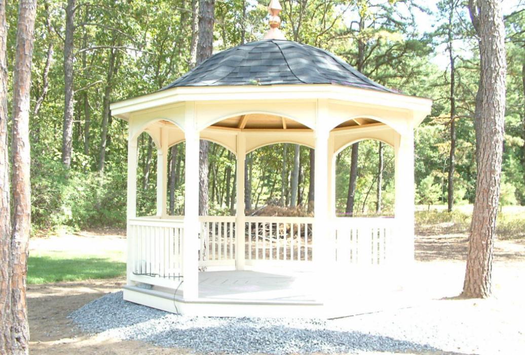Vinyl Octagon Gazebo Belle roofline 7