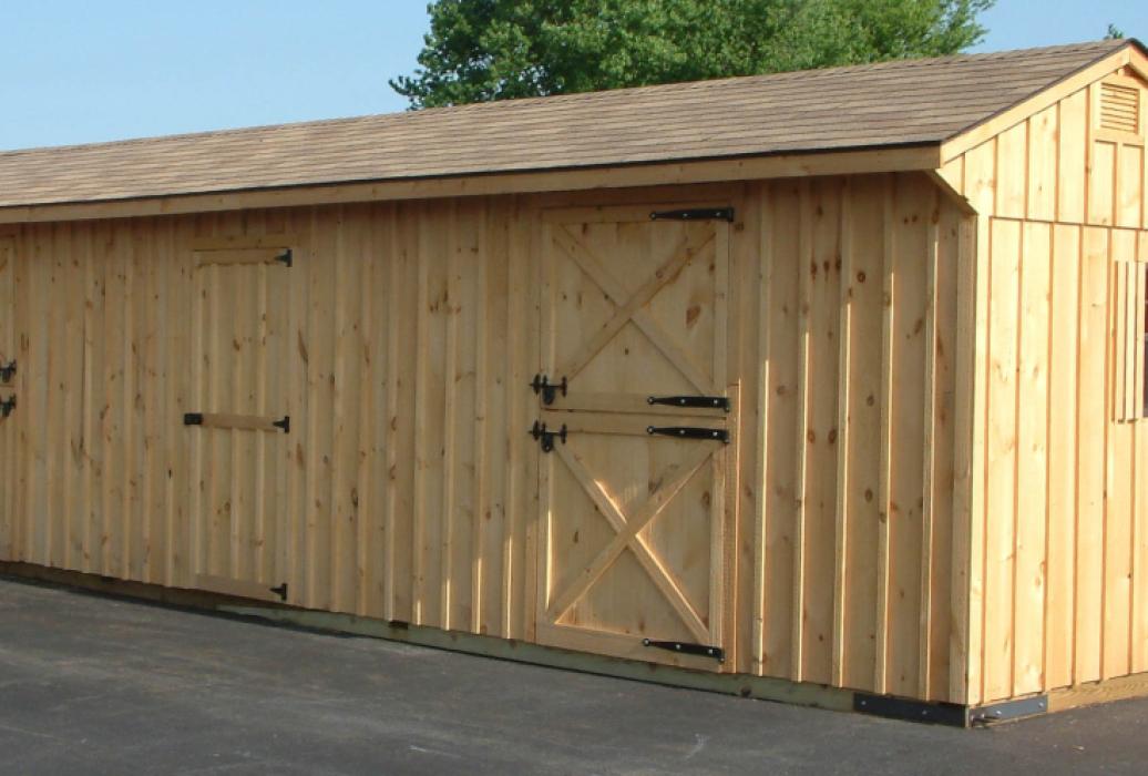 Board and Batten Horse Barn-13