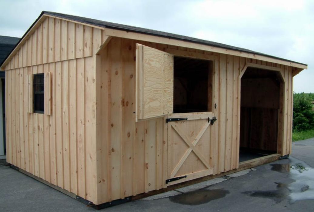 Board and Batten Horse Barn-9