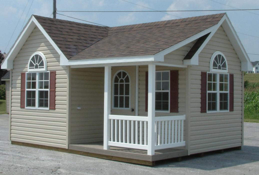 New England Classic Vinyl: Victorian Shed w/ Porch ...