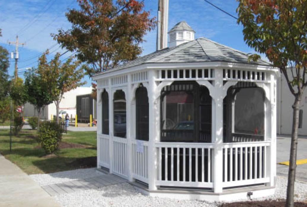 Vinyl Oval Gazebo- Classic Single Roof-6 Vinyl Oval Gazebo- Classic Single Roof-6