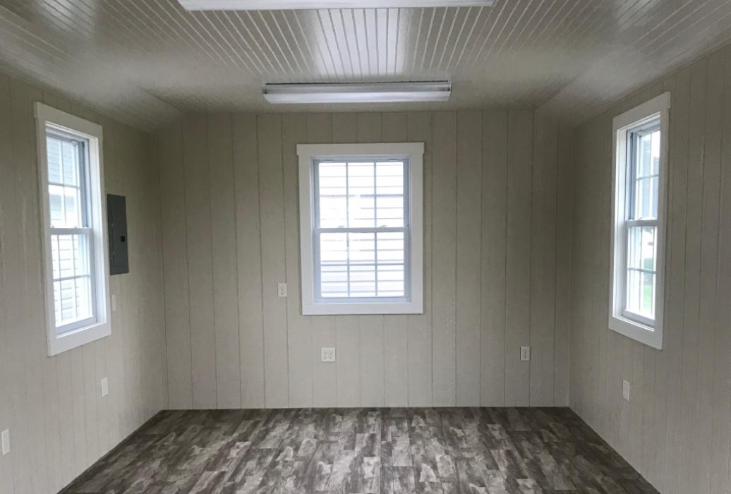 Office-2 Inside Backyard Office Shed