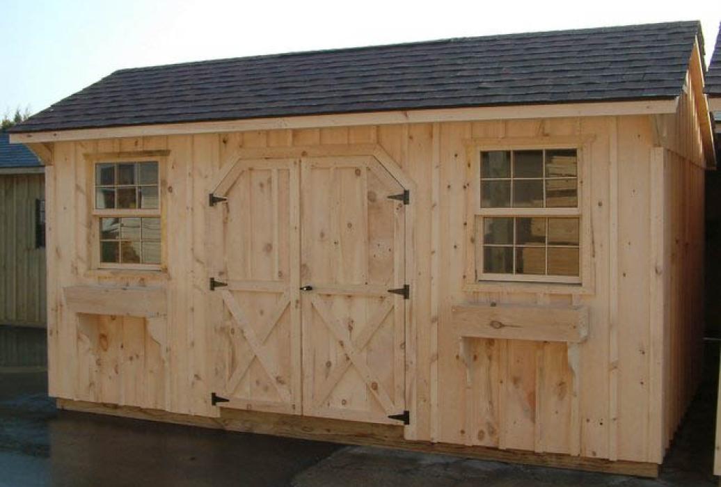 Quaker Board and Batten Standard Shed