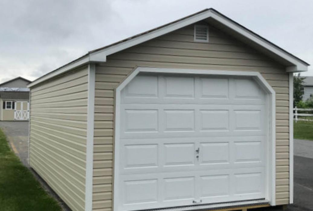 Aframe Single Car Garage Duratemp T1-11-2 Aframe Single Car Garage Duratemp T1-11-2