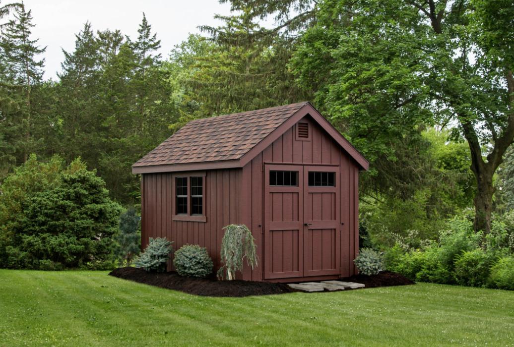 New England 9/12 Classic Shed:-Duratemp T1-11 Siding-1 New England 9/12 Classic Shed with Duratemp T1-11 Siding