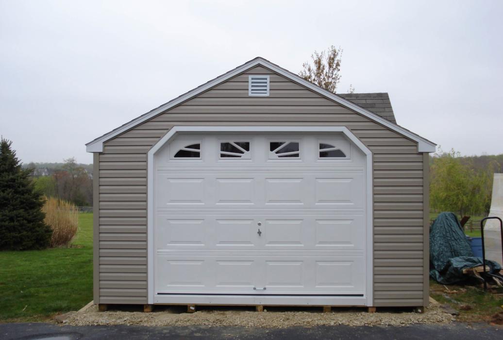 Victorian Single Car Garage Vinyl-1 Victorian Single Car Garage Vinyl-1